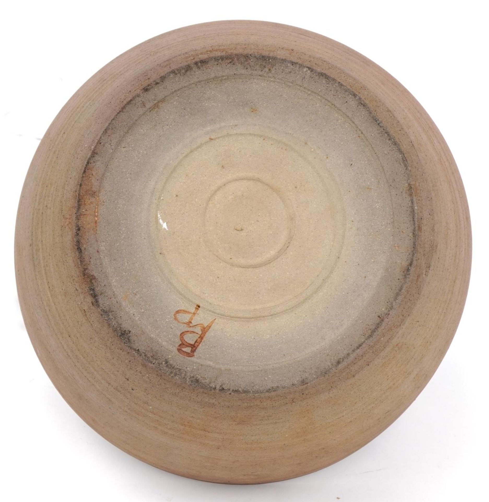 Pauline Paterson for Black Mountain Pottery, large studio pottery fruit bowl, 30.5cm in diameter x - Image 6 of 6