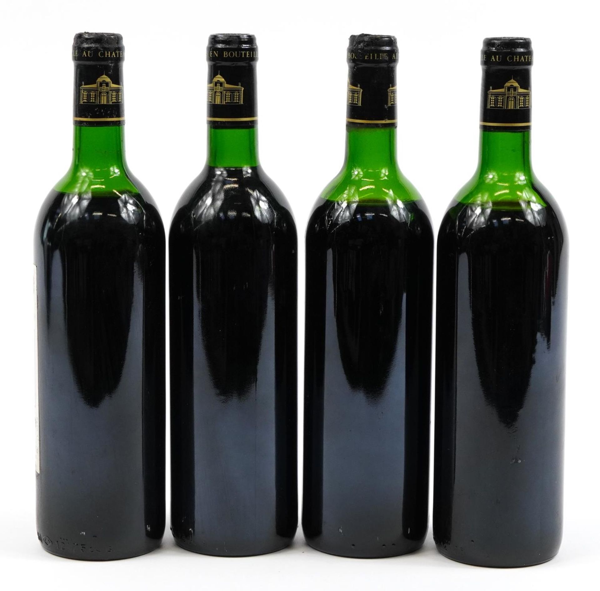 Four bottles of 1989 Chateau Deyrem Valentin Margaux red wine : For further information on this - Image 2 of 2