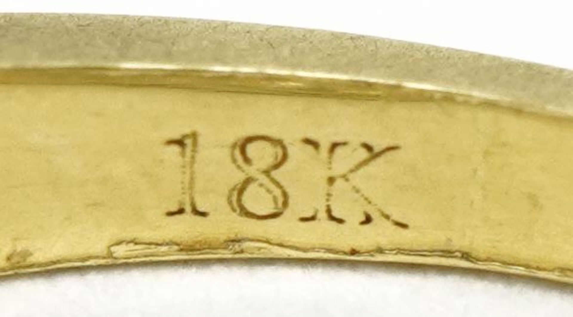 Iliana, 18k gold diamond five stone ring, each diamond approximately 0.40 carat, size L, 3.0g : - Image 4 of 5