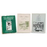 Three Frank Patterson hardback books comprising The Second Patterson Book, The Cycling Artist and