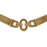 Christian Dior, vintage bijoux snake link necklace with box, 49cm in length : For further