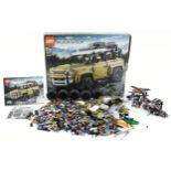 Lego Technic 42110 Land Rover Defender with box : For further information on this lot please visit