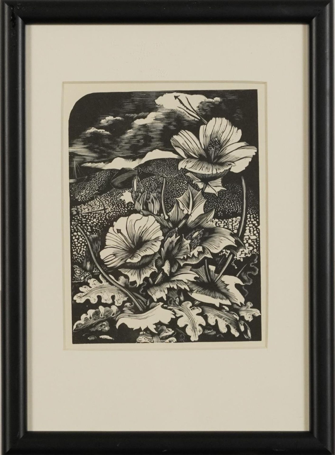 John Nash - Sea Poppy and still life flowers and fruit, two wood engravings, each with various - Image 7 of 9