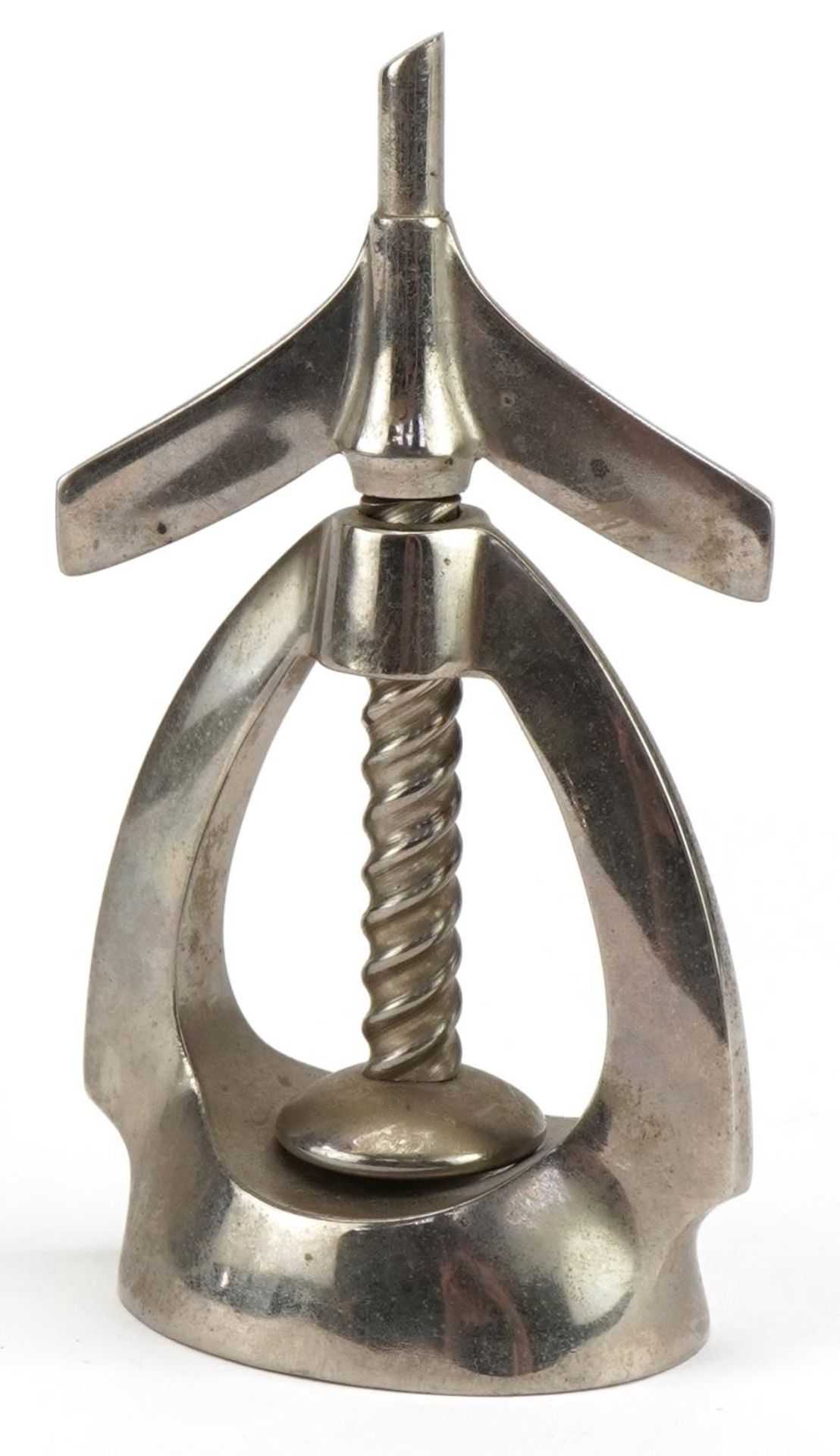 Mid century style Nosard corkscrew, 11cm high : For further information on this lot please visit - Image 2 of 3