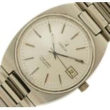 Omega, gentlemen's Omega Seamaster automatic wristwatch with date aperture, the case 34mm wide : For