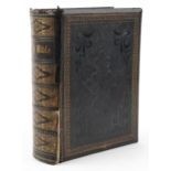 The Universal Family Bible, antique leather bound bible with explanatory notes and references from