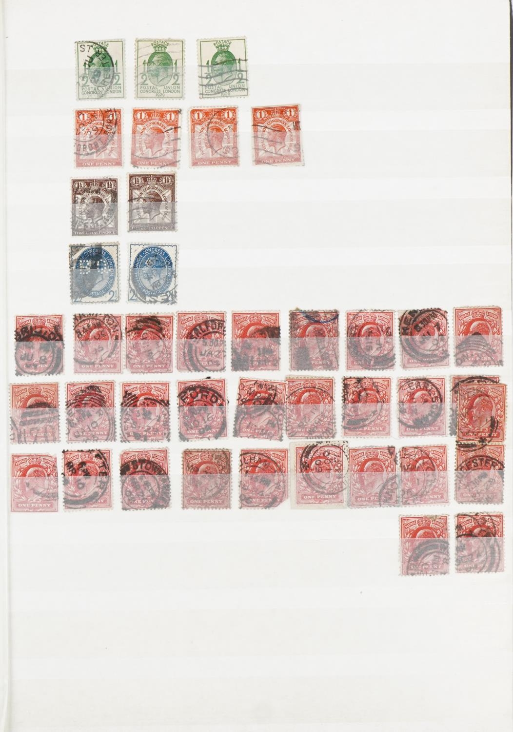 Collection of Victorian and later stamps arranged in a stock book including Penny Reds, Jubilee - Image 3 of 10
