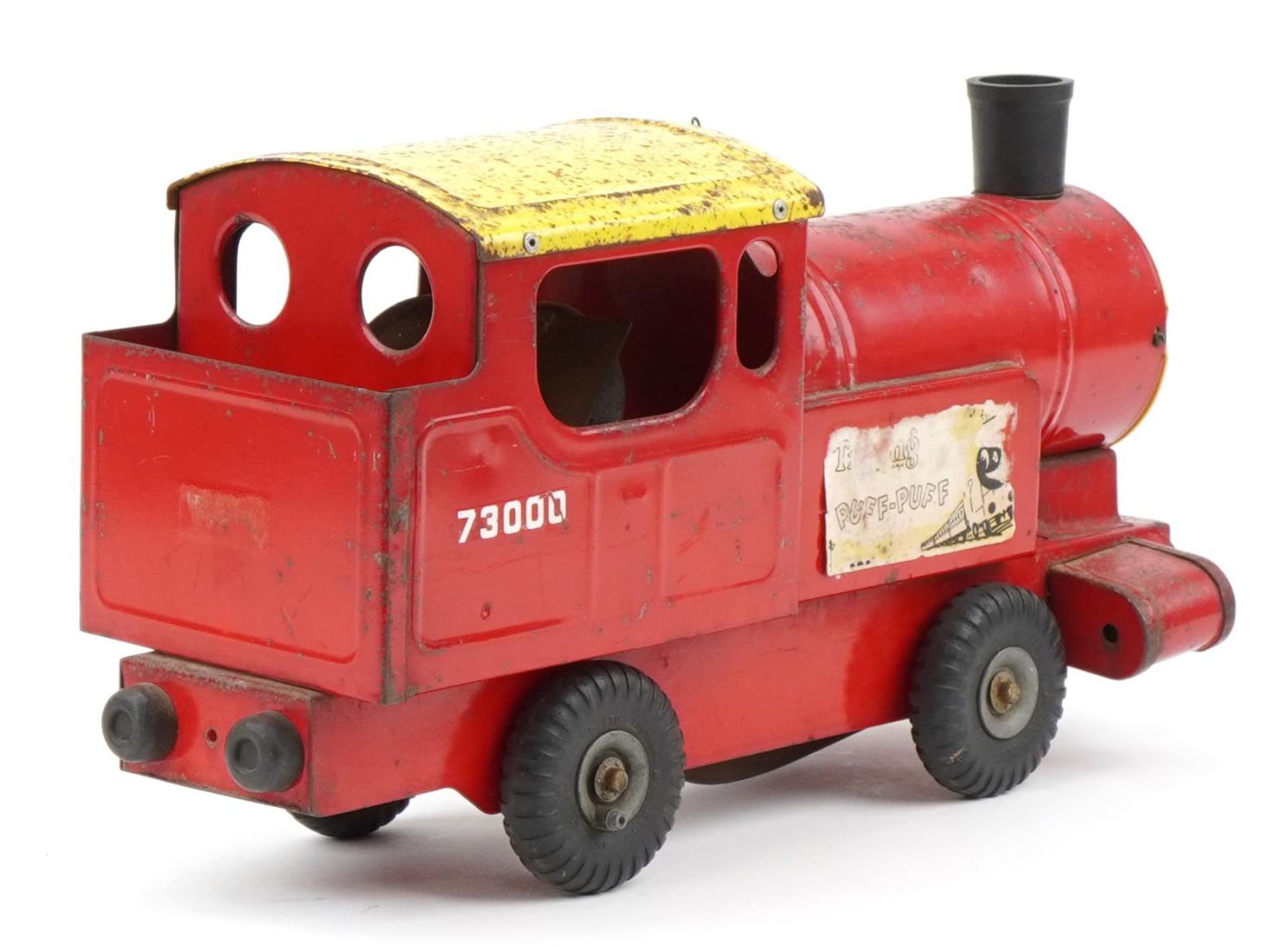 Tri-ang tinplate Puff Puff locomotive : For further information on this lot please visit - Image 2 of 3