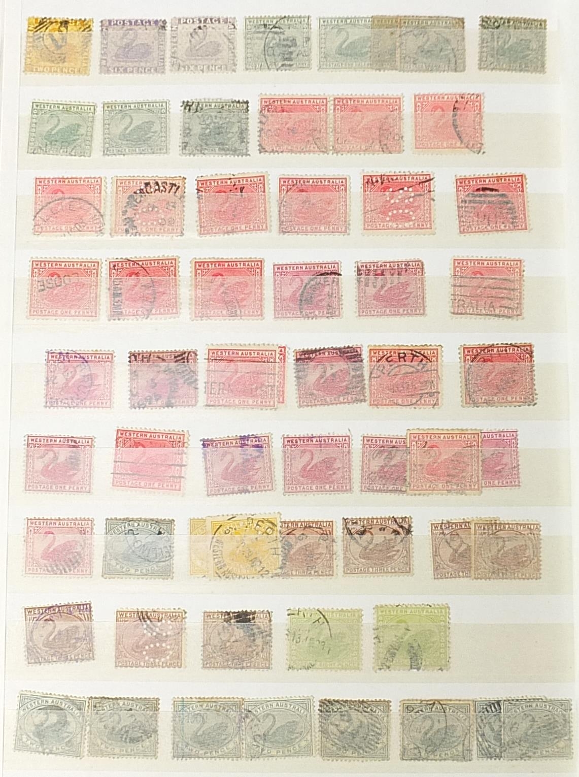 Collection of world stamps including The Five States and Australia arranged in an album : For - Image 7 of 10