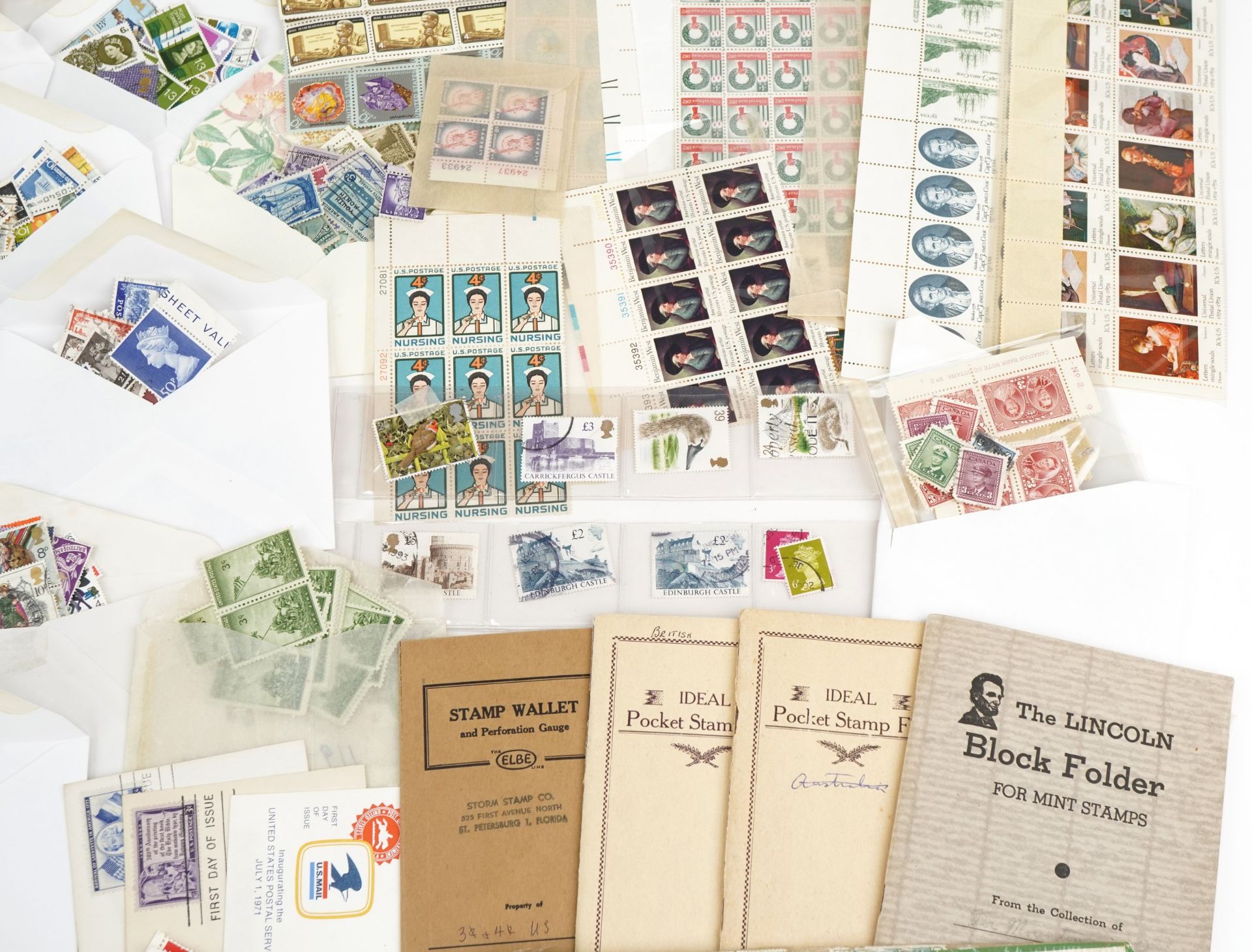 Collection of antique and later world stamps, predominantly American : For further information on - Image 9 of 14