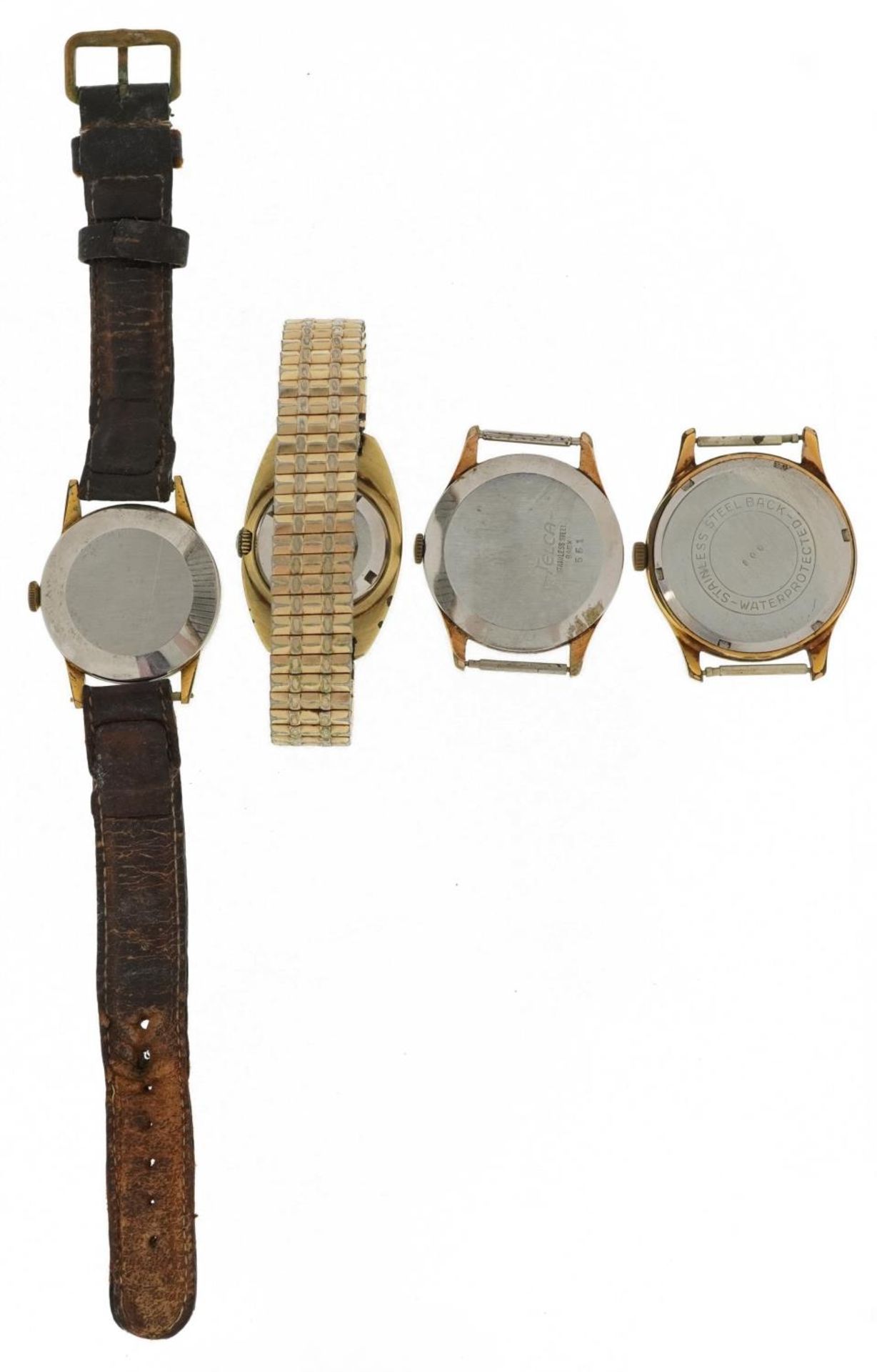 Four vintage and later wristwatches comprising Chalet, Felca, Rado and Smiths, two with subsidiary - Image 3 of 4