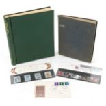 Collection of 19th century and later British and world stamps arranged in two albums : For further