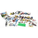 Large collection of vintage and later Lego vehicles and accessories, mostly completed : For