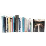 Collection of modern art and photography related books including Photography's Last Century, Georg