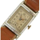 Boden Edelstahl, vintage gentlemen's German wristwatch with subsidiary dial, the case 22mm wide :