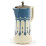 Attributed to Peter Behrens for Villeroy & Boch, German Secessionist coffee pot numbered 2360,
