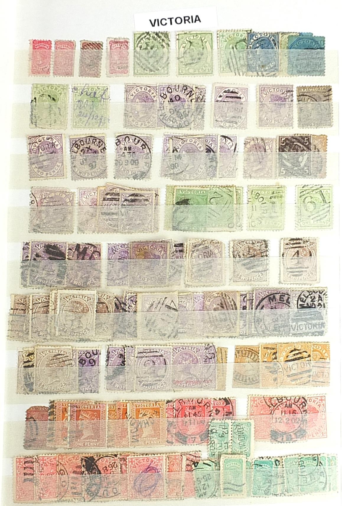 Collection of world stamps including The Five States and Australia arranged in an album : For - Image 4 of 10