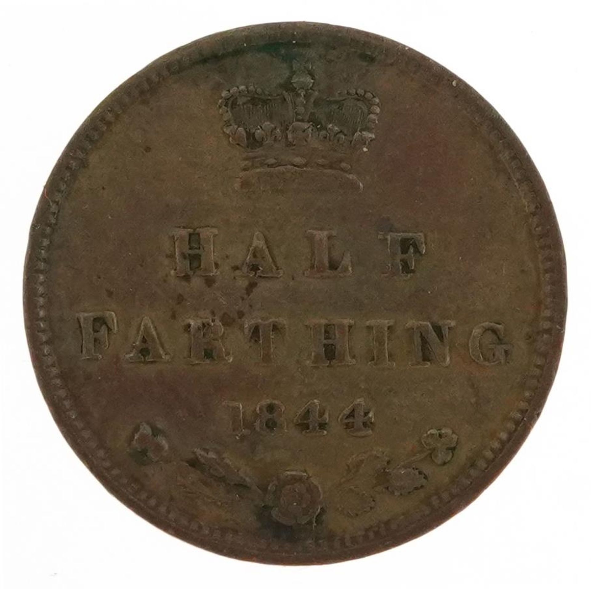 Victoria Young Head 1844 half farthing : For further information on this lot please visit