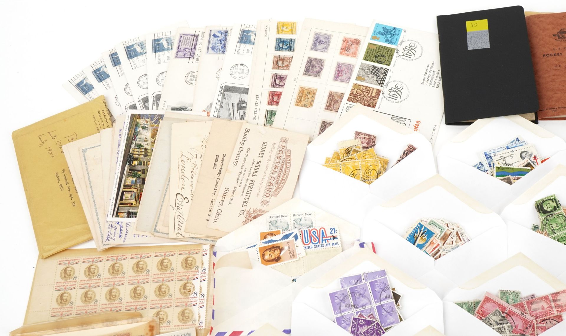 Collection of antique and later world stamps, predominantly American : For further information on - Image 2 of 14