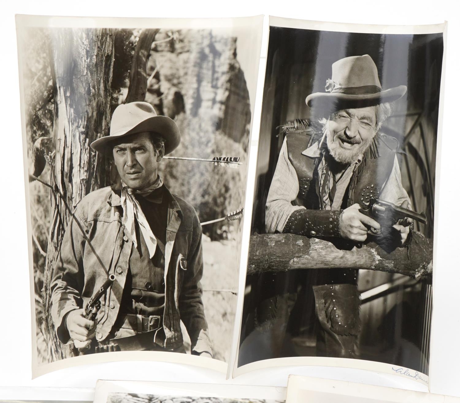 Vintage western film lobby cards and two comics, some lobby cards with Fox Films stamps to the - Image 2 of 4