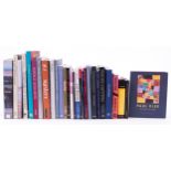 Collection of modern art and related books including Goya, The Portraits, David Hockney, Performance