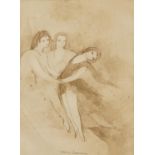 After Marie Laurencin - Three dancers, French etching, The Collector's Guild Ltd label and