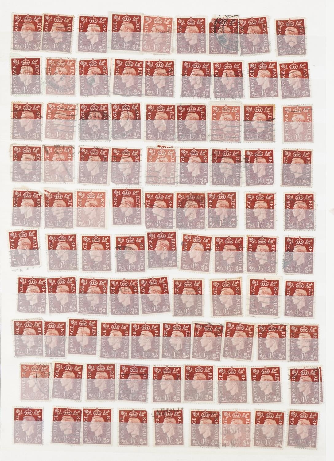 Collection of Victorian and later stamps arranged in a stock book including Penny Reds, Jubilee - Image 6 of 10