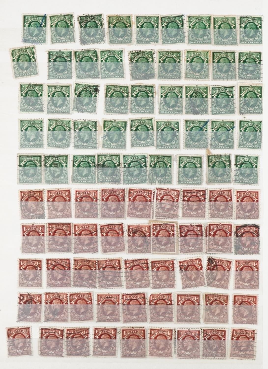 Collection of Victorian and later stamps arranged in a stock book including Penny Reds, Jubilee - Image 4 of 10