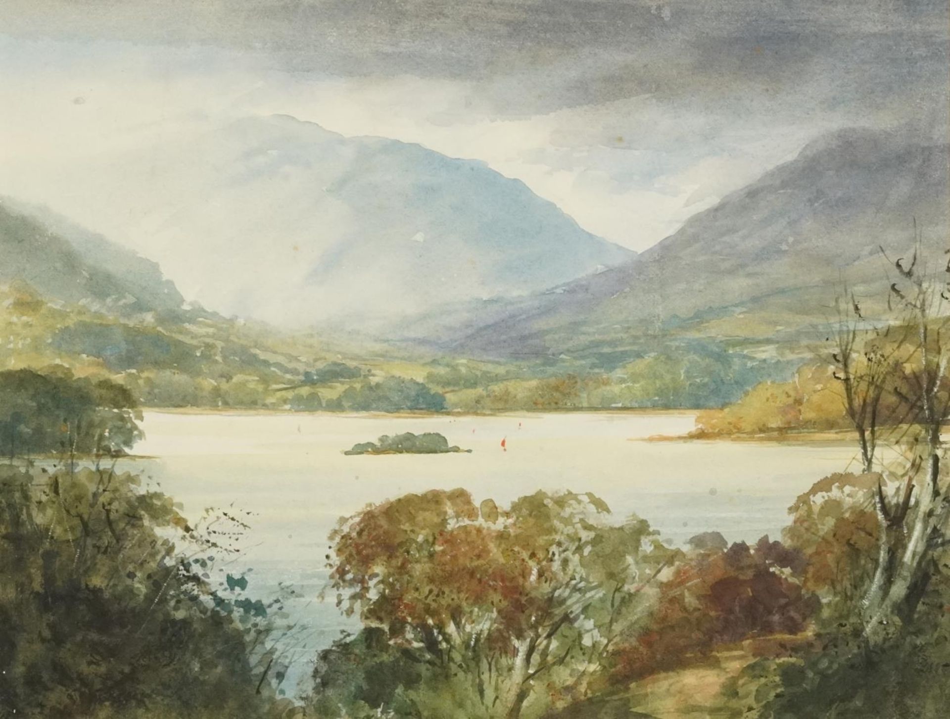 William Henry Archibald Constantine, Mountainous Highland landscape and rocky coastal scene, two - Image 6 of 8