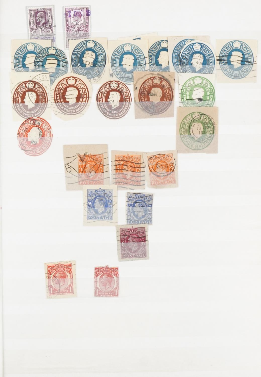 Collection of Victorian and later stamps arranged in a stock book including Penny Reds, Jubilee - Image 5 of 10