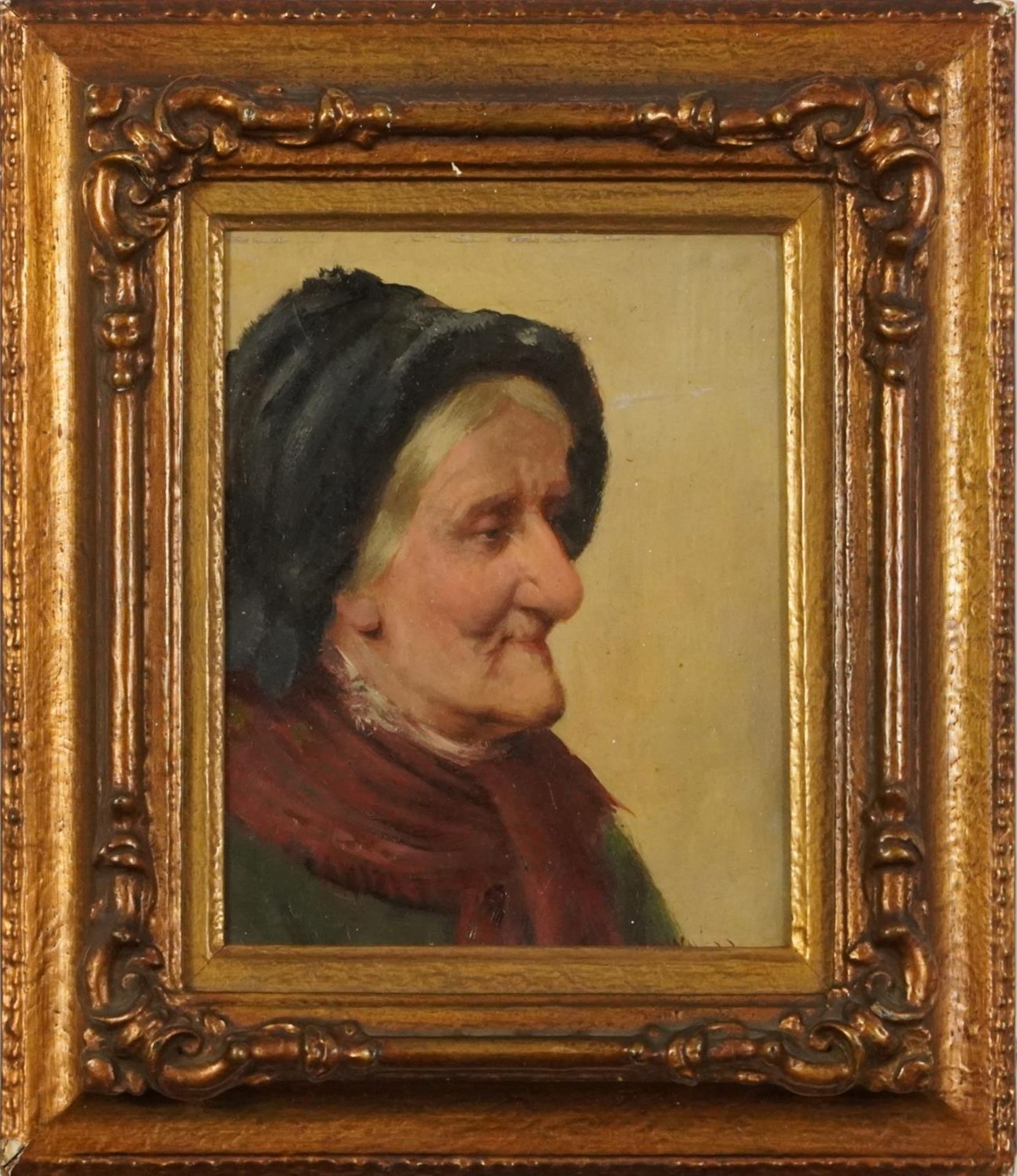 David W Haddon - Fisherfolk, Elderly lady and Gentleman, pair of Newlyn school oils, mounted, framed - Image 3 of 9