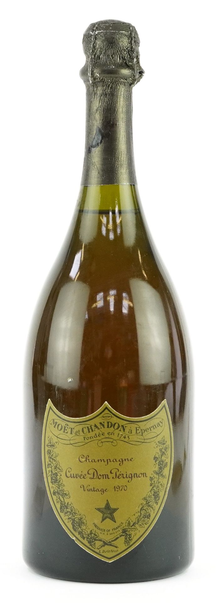 Bottle of Moet & Chandon vintage 1970 Dom Perignon Champagne : For further information on this lot