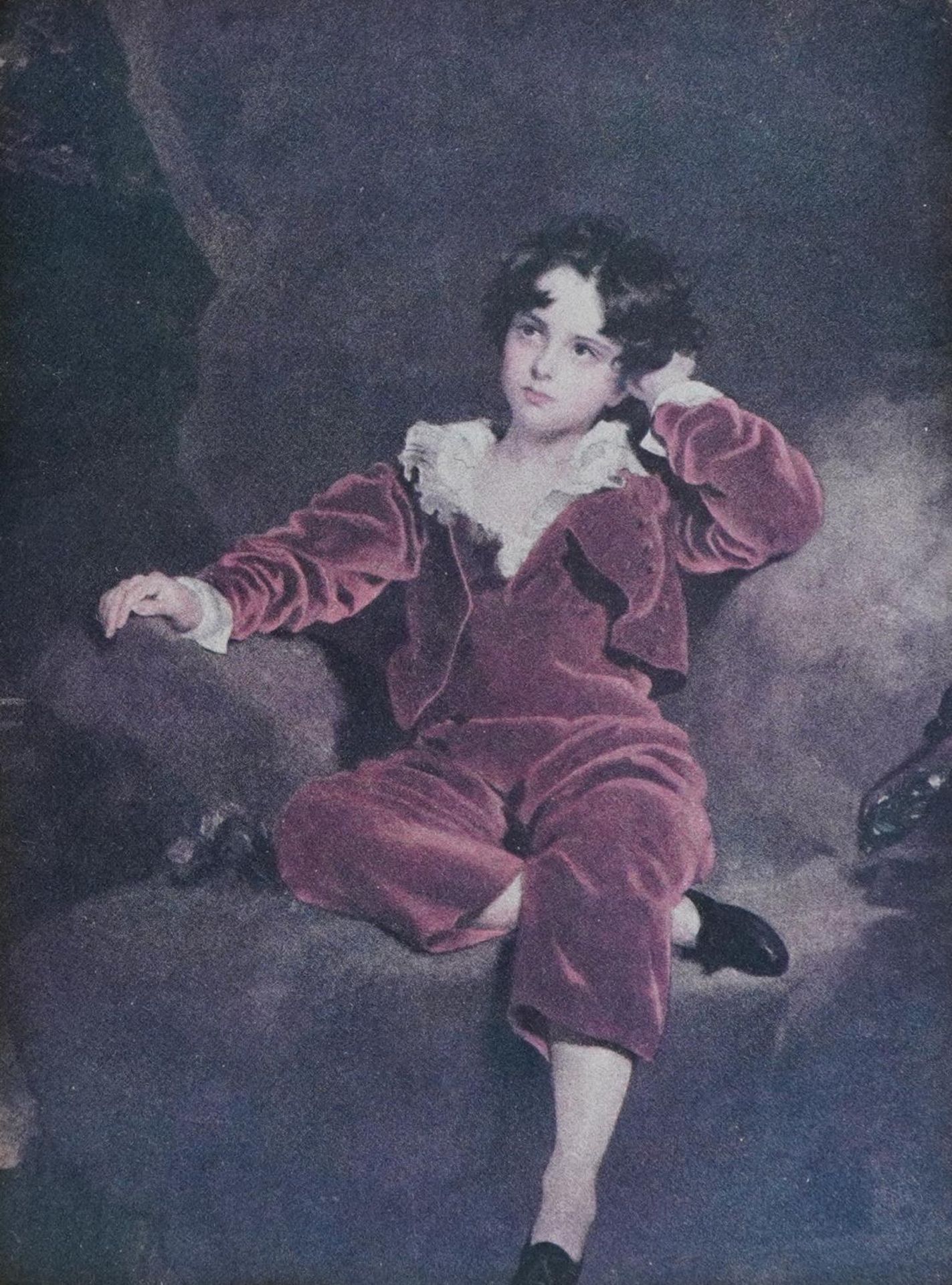 After Sir Joshua Reynolds, Miss Jane Bowls and After Thomas Lawrence, The Red Boy, two prints in - Image 6 of 9
