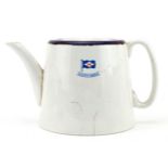 Shipping interest Chinalene ceramic teapot from The Cutty Sark, Maddock T Hayward & Co stamp to