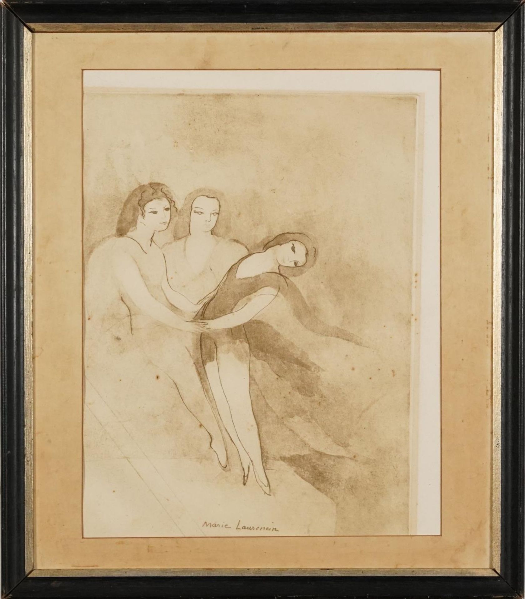 After Marie Laurencin - Three dancers, French etching, The Collector's Guild Ltd label and - Image 2 of 5
