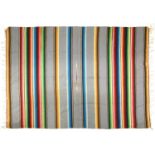Rectangular Turkish Kilim style wall hanging or rug, 230cm x 160cm : For further information on this