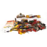 Large collection of vintage Meccano with a selection of instructions : For further information on