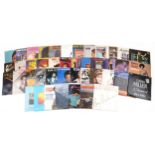 Vinyl LP records including Roy Orbison, Chas & Dave, Simply Red, Abba and Shirley Bassey : For