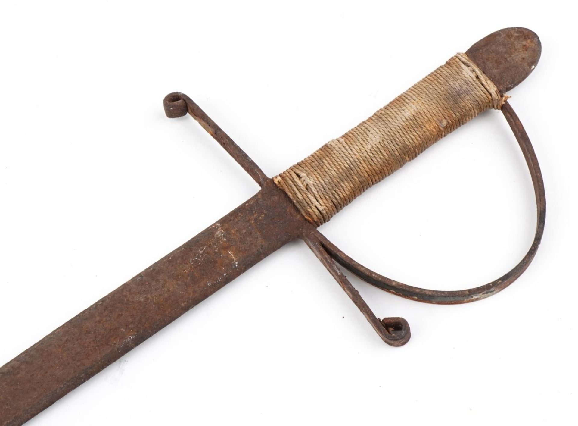 Continental iron sword, 91cm in length : For further information on this lot please visit