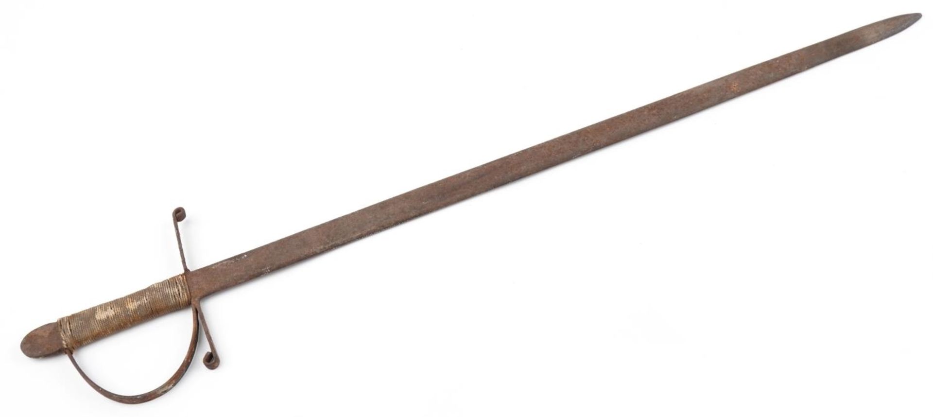 Continental iron sword, 91cm in length : For further information on this lot please visit - Image 3 of 3