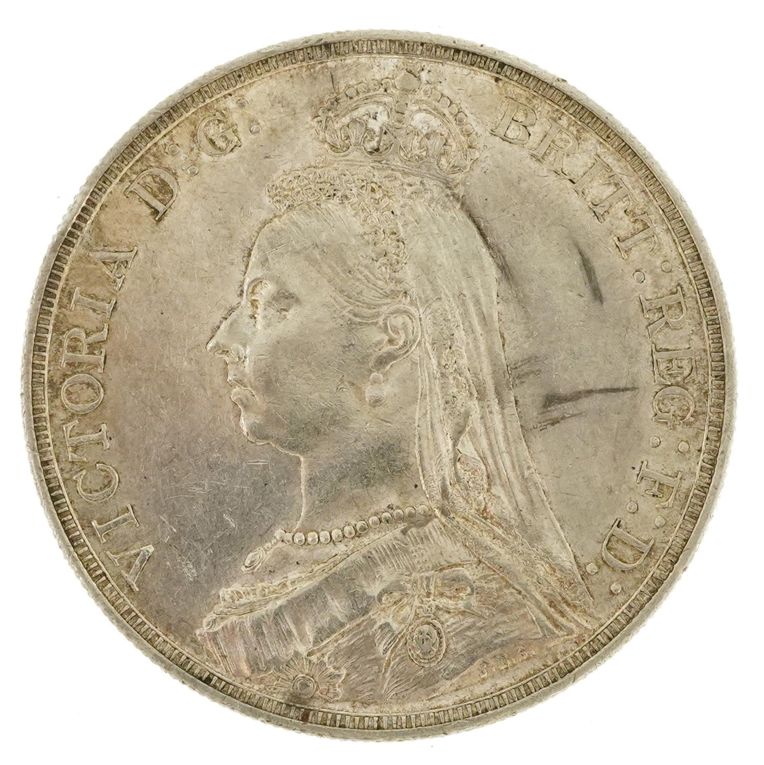 Queen Victoria 1887 crown : For further information on this lot please visit Eastbourneauction.com - Image 2 of 3