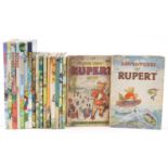 Collection of vintage and later Rupert annuals : For further information on this lot please visit