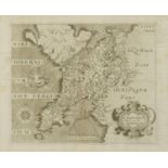 After William Hole - Antique map of Caernarvonshire, Wales, engraved by William Hole, possibly