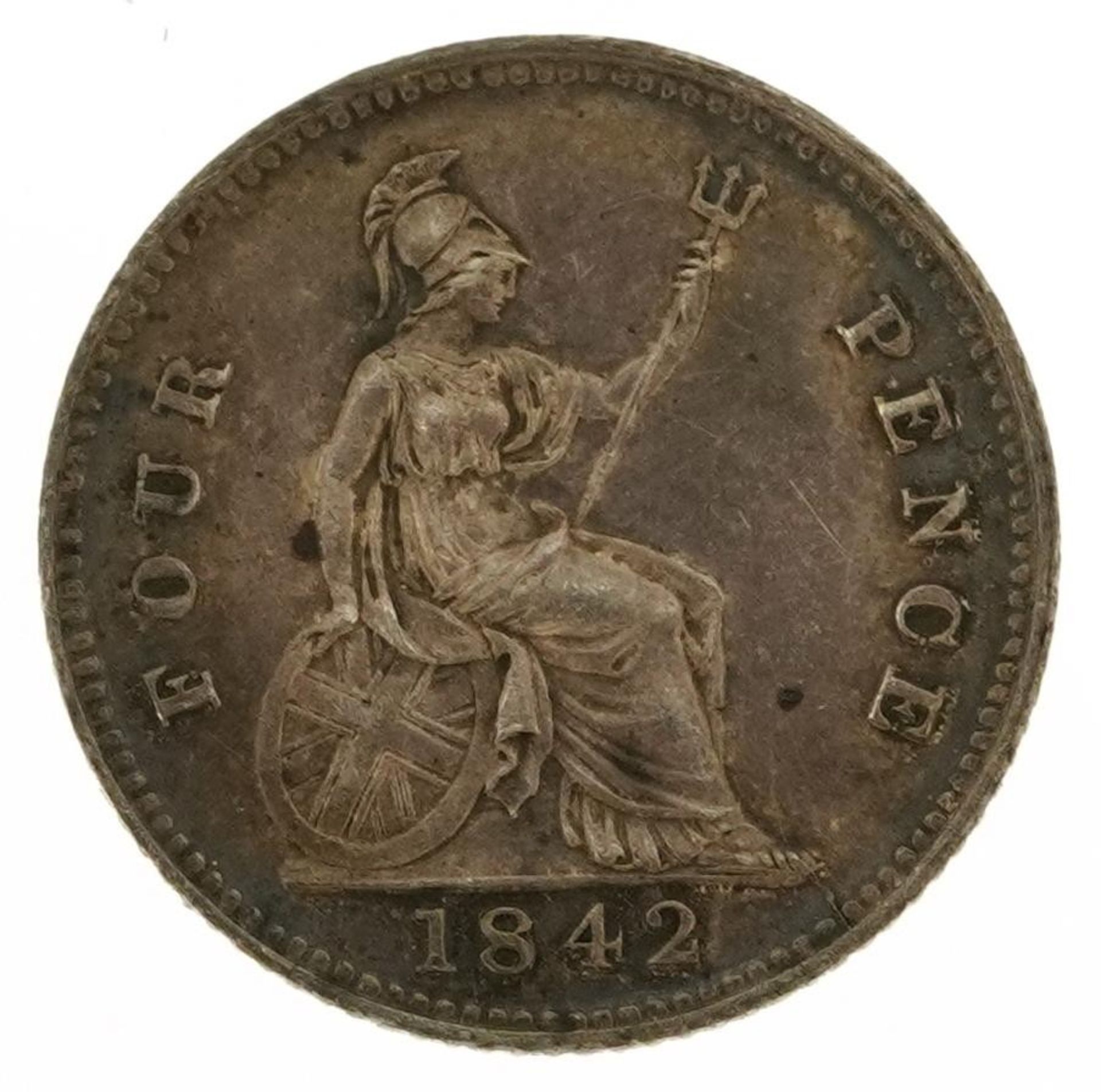 Victoria Young Head 1842 fourpence : For further information on this lot please visit