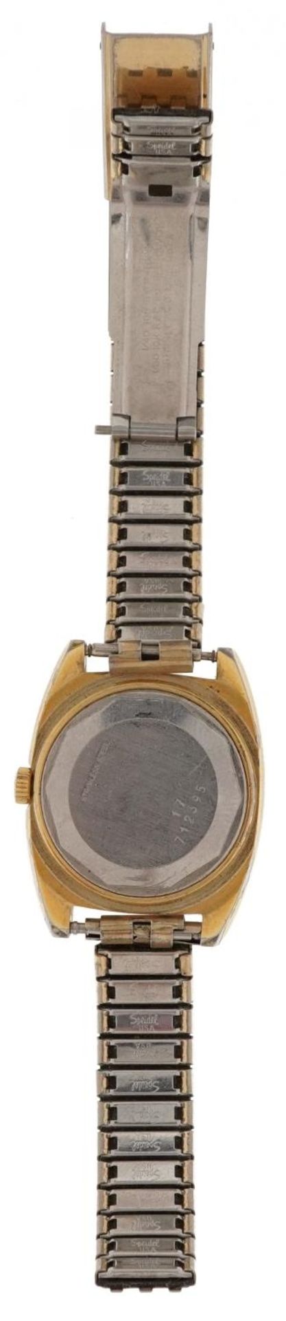 Longines, ladies gold plated automatic wristwatch with date aperture, the case 25mm wide : For - Image 3 of 5