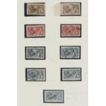 Nine 1915-1918 Seahorse stamps up to ten shillings : For further information on this lot please