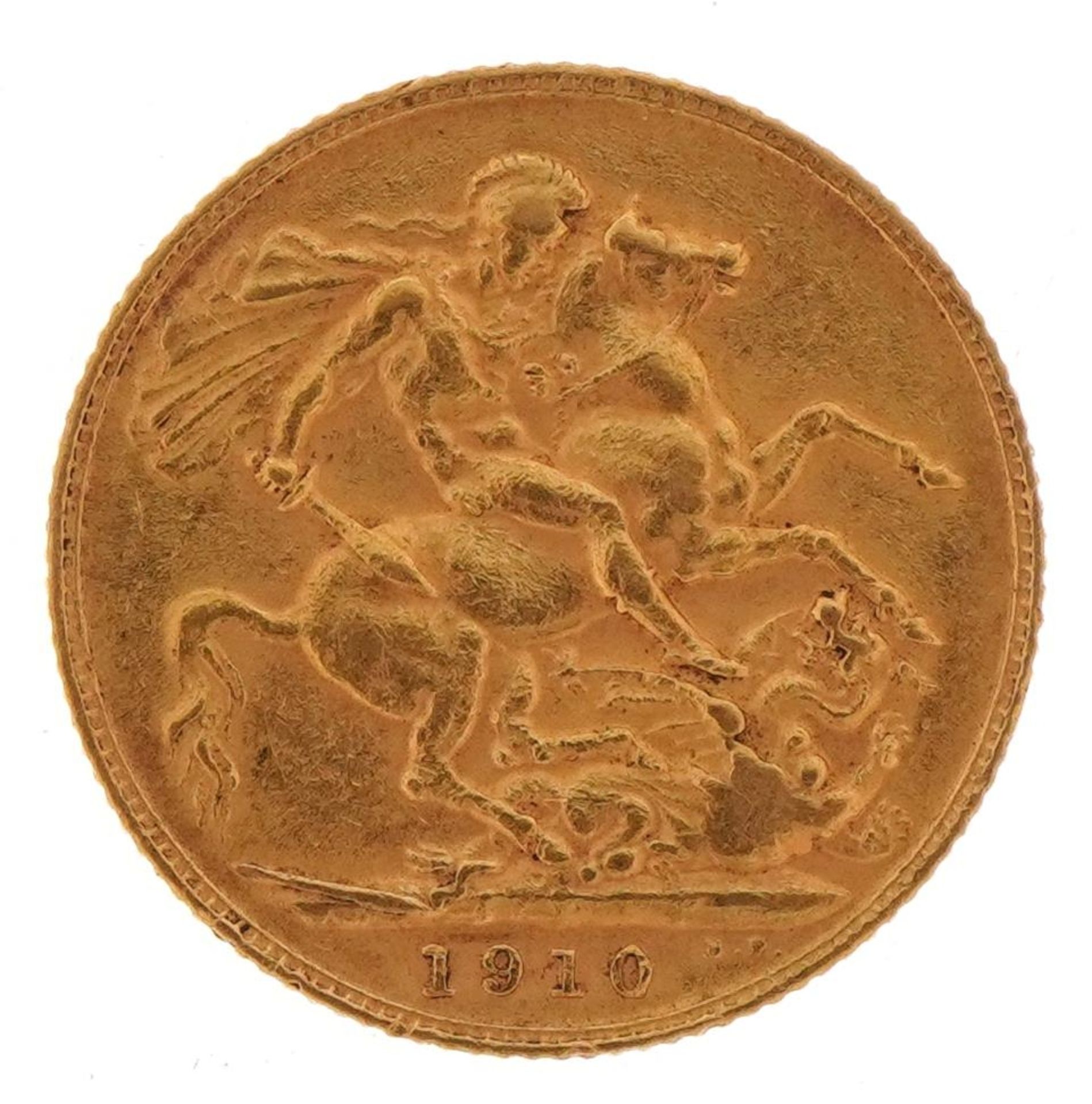 Edward VII 1910 gold sovereign : For further information on this lot please visit