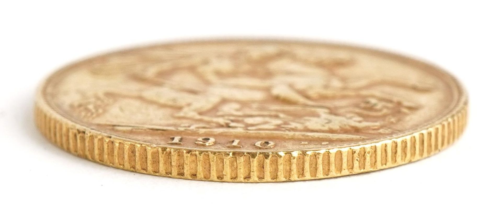 Edward VII 1910 gold sovereign : For further information on this lot please visit - Image 3 of 3