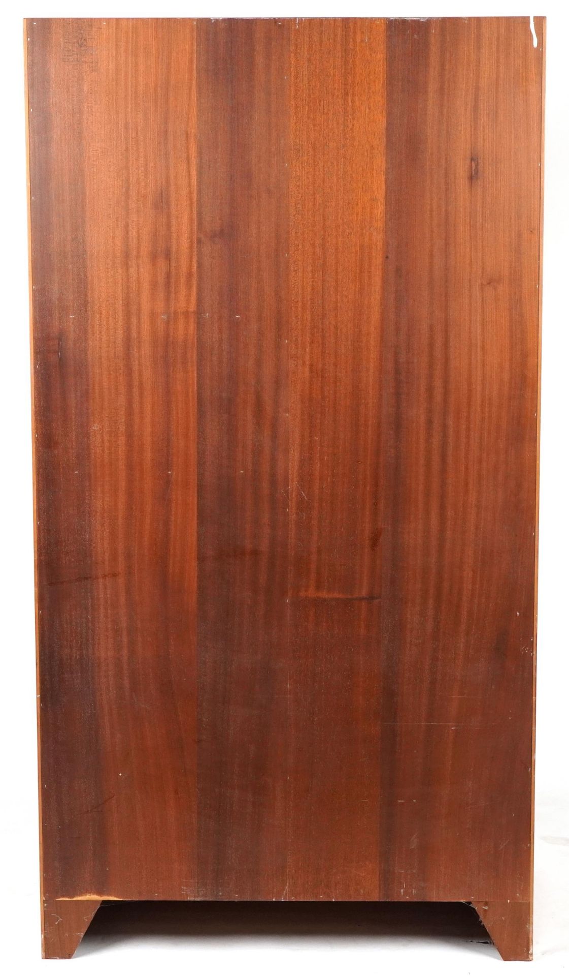 Mid century G Plan E Gomme teak two door wardrobe with fitted interior retailed by Grange, 171cm H x - Image 3 of 4