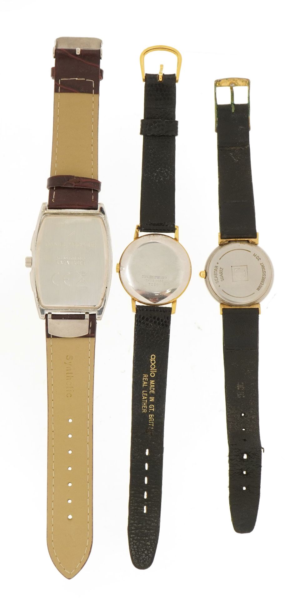 Three vintage and later gentlemen's wristwatches comprising Tissot Seastar with box, Raymond Weil - Bild 3 aus 4